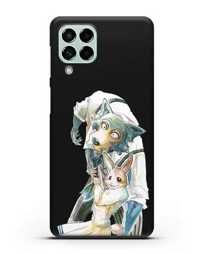 Чехол аниме Beastars - Хару тащит Легоси силиконовый для Samsung Galaxy M53 [SM-M536]