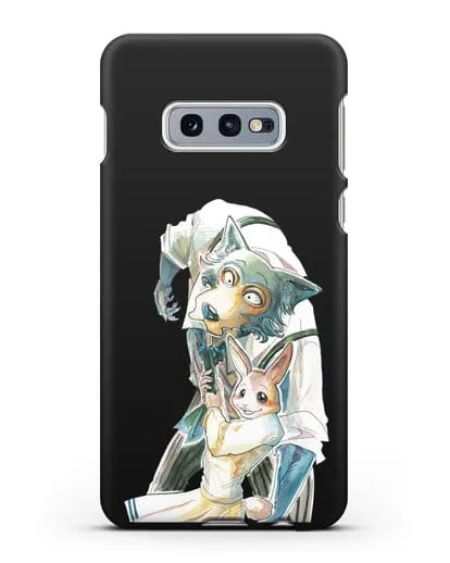Чехол аниме Beastars - Хару тащит Легоси силиконовый для Samsung Galaxy S10e [SM-G970F]