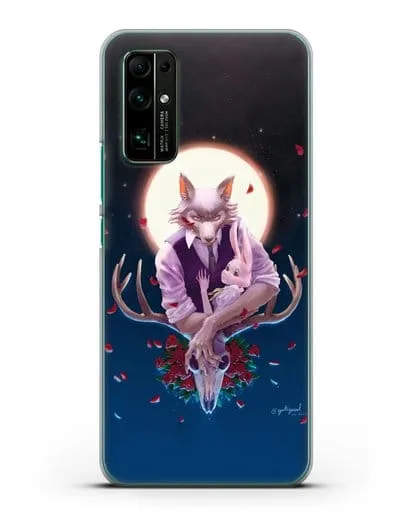 Чехол аниме Beastars - Полнолуние силиконовый для Honor 30