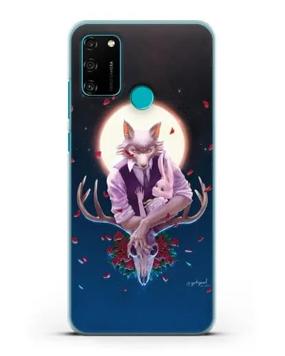 Чехол аниме Beastars - Полнолуние силиконовый для Honor 9A