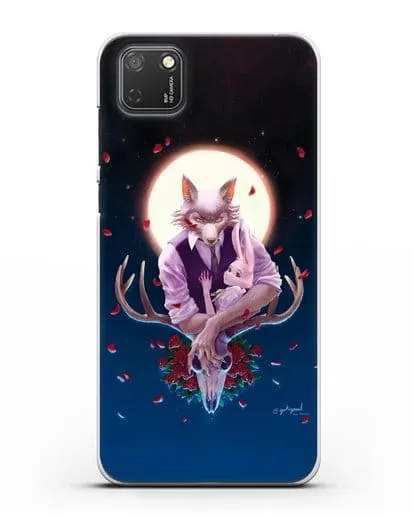 Чехол аниме Beastars - Полнолуние силиконовый для Honor 9S