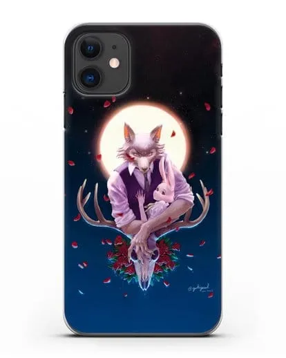 Чехол аниме Beastars - Полнолуние силиконовый для iPhone 11