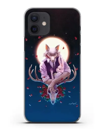 Чехол аниме Beastars - Полнолуние силиконовый для iPhone 12