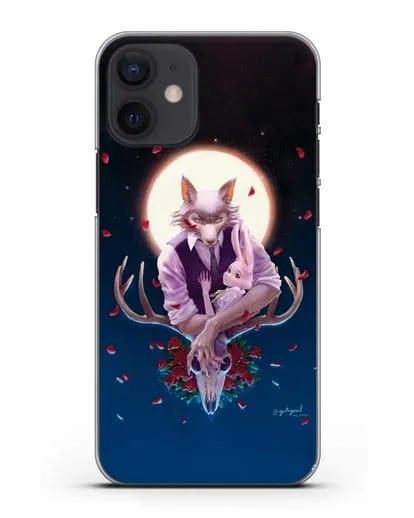 Чехол аниме Beastars - Полнолуние силиконовый для iPhone 12 mini