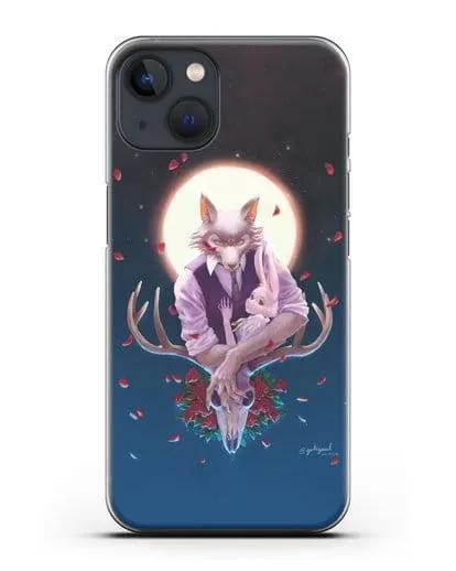 Чехол аниме Beastars - Полнолуние силиконовый для iPhone 13