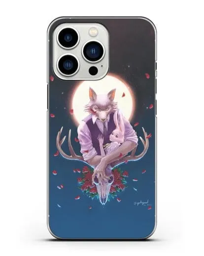 Чехол аниме Beastars - Полнолуние силиконовый для iPhone 13 Pro