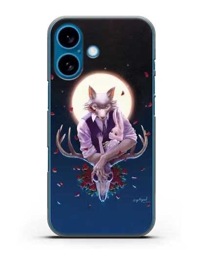 Чехол аниме Beastars - Полнолуние силиконовый для iPhone 16