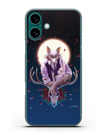 Чехол аниме Beastars - Полнолуние силиконовый для iPhone 16 Plus