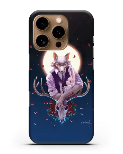 Чехол аниме Beastars - Полнолуние силиконовый для iPhone 16 Pro
