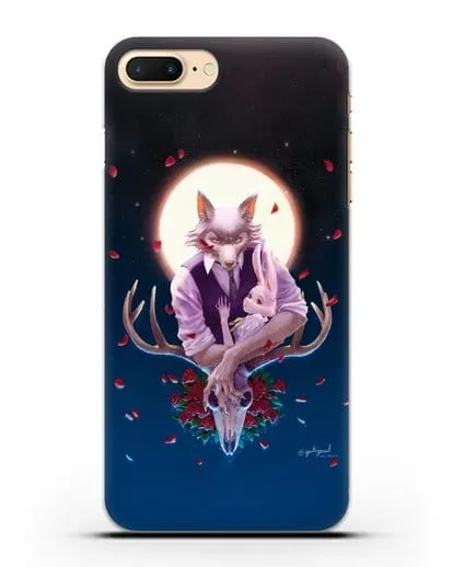 Чехол аниме Beastars - Полнолуние силиконовый для iPhone 7 Plus