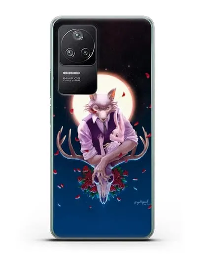 Чехол аниме Beastars - Полнолуние силиконовый для Xiaomi Poco F4