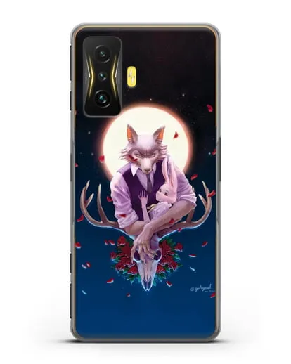 Чехол аниме Beastars - Полнолуние силиконовый для Xiaomi Poco F4 GT