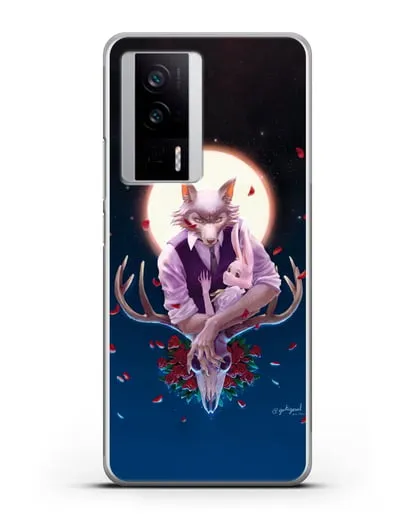 Чехол аниме Beastars - Полнолуние силиконовый для Xiaomi Poco F5 Pro