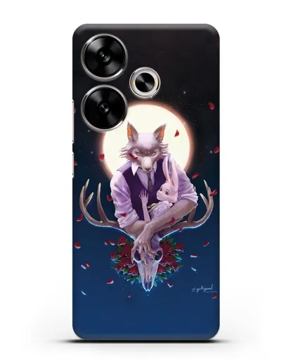 Чехол аниме Beastars - Полнолуние силиконовый для Xiaomi Poco F6
