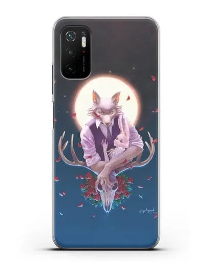 Чехол аниме Beastars - Полнолуние силиконовый для Xiaomi Poco M3 Pro