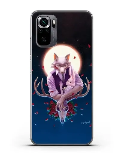 Чехол аниме Beastars - Полнолуние силиконовый для Xiaomi Poco M5s