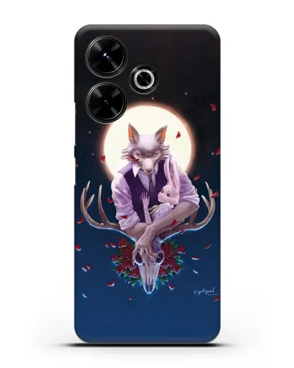 Чехол аниме Beastars - Полнолуние силиконовый для Xiaomi Poco M6