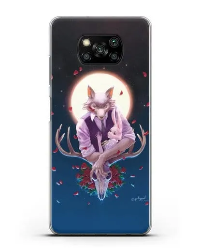 Чехол аниме Beastars - Полнолуние силиконовый для Xiaomi Poco X3