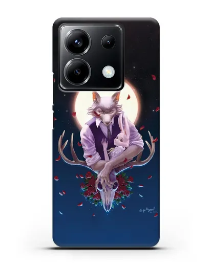 Чехол аниме Beastars - Полнолуние силиконовый для Xiaomi Poco X6