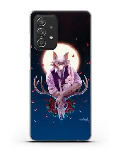 Чехол аниме Beastars - Полнолуние силиконовый для Samsung Galaxy A53