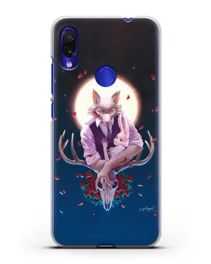 Чехол аниме Beastars - Полнолуние силиконовый для Xiaomi Redmi Note 7