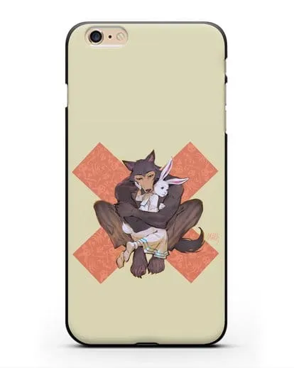 Чехол аниме Beastars - Объятие силиконовый для iPhone 6 Plus