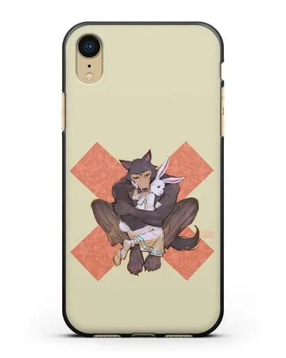 Чехол аниме Beastars - Объятие силиконовый для iPhone XR