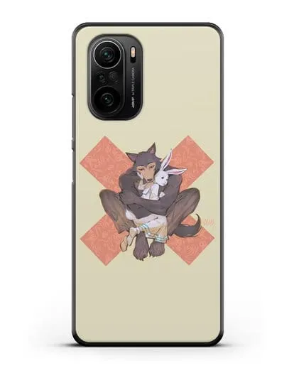 Чехол аниме Beastars - Объятие силиконовый для Xiaomi Poco F3 Pro