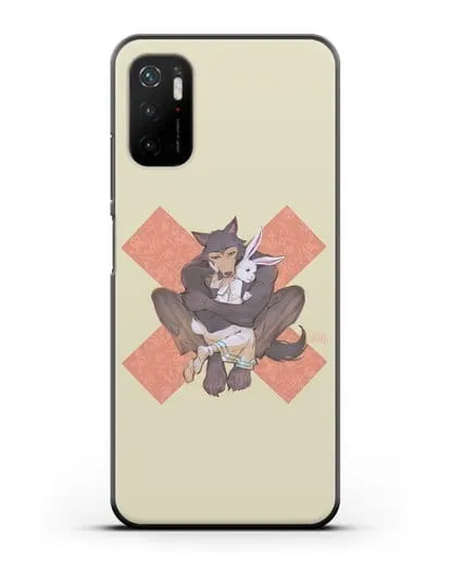 Чехол аниме Beastars - Объятие силиконовый для Xiaomi Poco M3 Pro