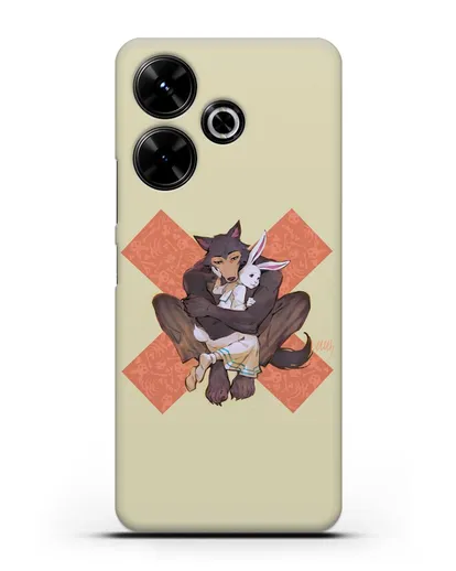 Чехол аниме Beastars - Объятие силиконовый для Xiaomi Poco M6