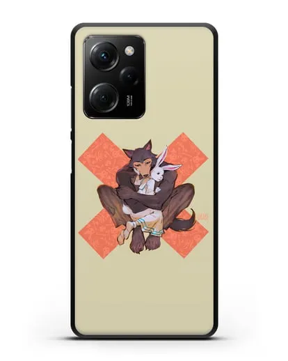 Чехол аниме Beastars - Объятие силиконовый для Xiaomi Poco X5 Pro