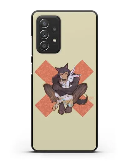 Чехол аниме Beastars - Объятие силиконовый для Samsung Galaxy A53