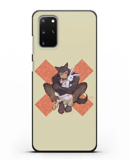Чехол аниме Beastars - Объятие силиконовый для Samsung Galaxy S20 Plus [SM-G985F]
