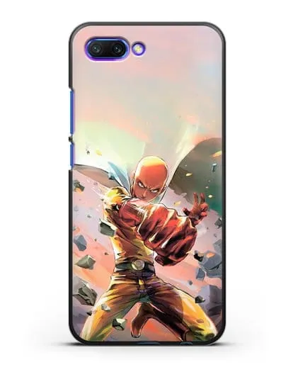 Чехол аниме Ванпанчмен - Серьёзный удар силиконовый для Honor 10