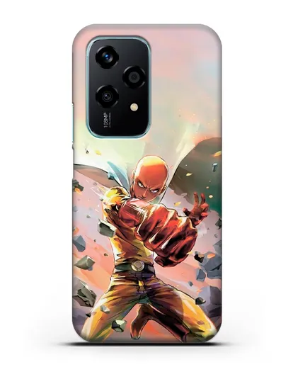Чехол аниме Ванпанчмен - Серьёзный удар силиконовый для Honor 200 Lite