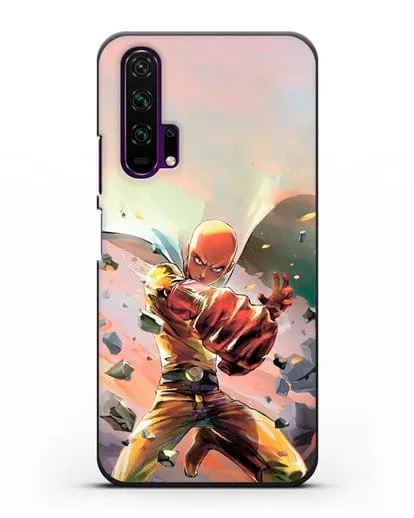Чехол аниме Ванпанчмен - Серьёзный удар силиконовый для Honor 20 Pro