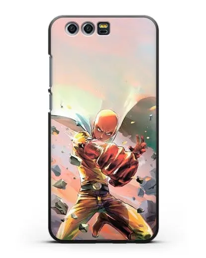 Чехол аниме Ванпанчмен - Серьёзный удар силиконовый для Honor 9