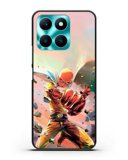 Чехол аниме Ванпанчмен - Серьёзный удар силиконовый для Honor X6a
