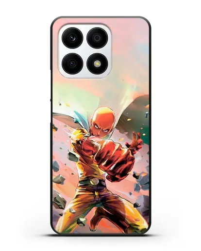 Чехол аниме Ванпанчмен - Серьёзный удар силиконовый для Honor X8a