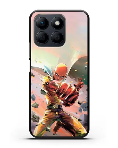 Чехол аниме Ванпанчмен - Серьёзный удар силиконовый для Honor X8b