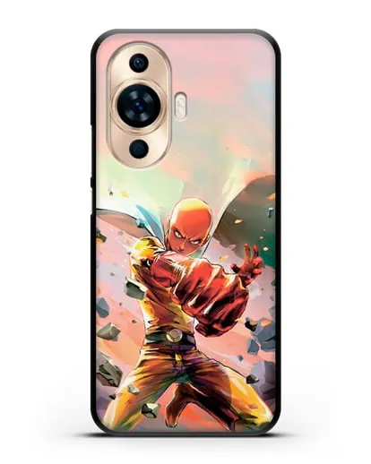 Чехол аниме Ванпанчмен - Серьёзный удар силиконовый для Huawei Nova 11