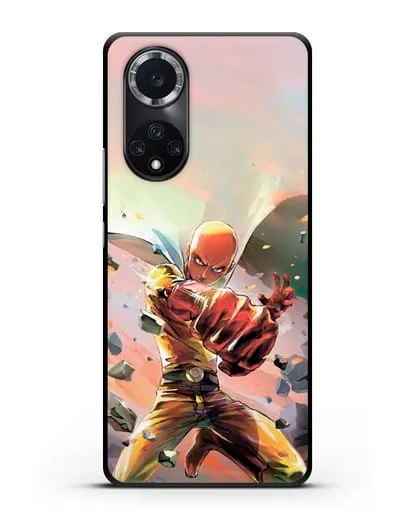 Чехол аниме Ванпанчмен - Серьёзный удар силиконовый для Huawei Nova 9