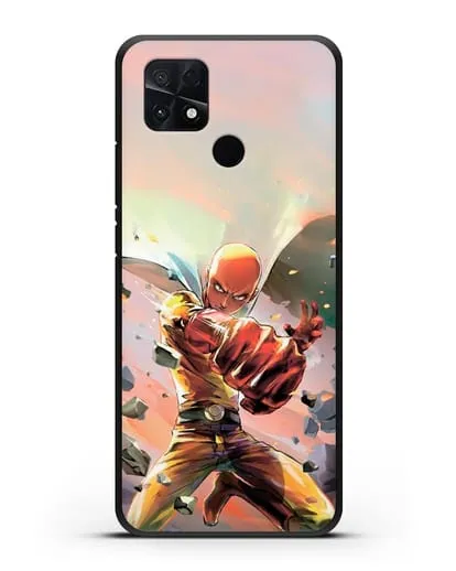 Чехол аниме Ванпанчмен - Серьёзный удар силиконовый для Xiaomi Poco C40