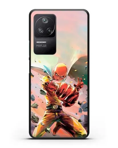 Чехол аниме Ванпанчмен - Серьёзный удар силиконовый для Xiaomi Poco F4