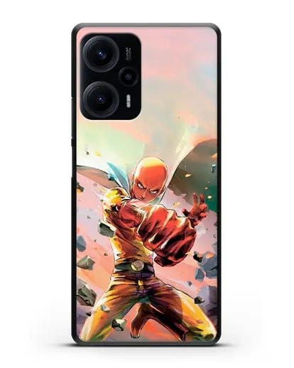 Чехол аниме Ванпанчмен - Серьёзный удар силиконовый для Xiaomi Poco F5