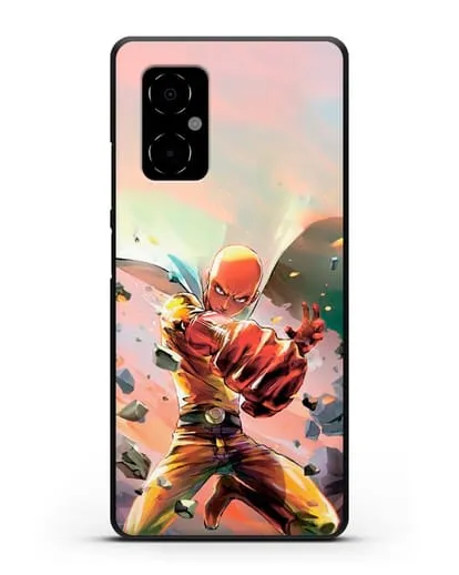 Чехол аниме Ванпанчмен - Серьёзный удар силиконовый для Xiaomi Poco M4 5G