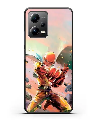 Чехол аниме Ванпанчмен - Серьёзный удар силиконовый для Xiaomi Poco X5