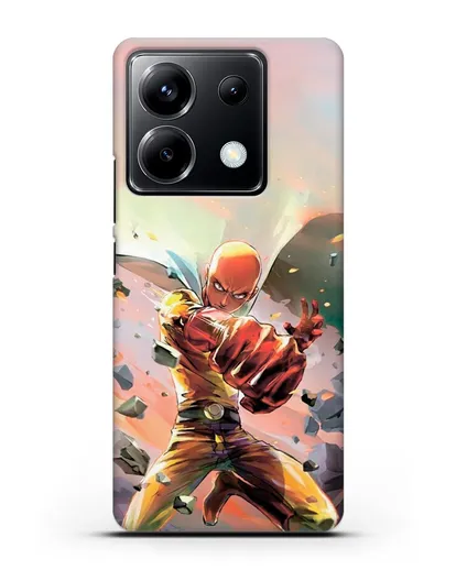 Чехол аниме Ванпанчмен - Серьёзный удар силиконовый для Xiaomi Poco X6