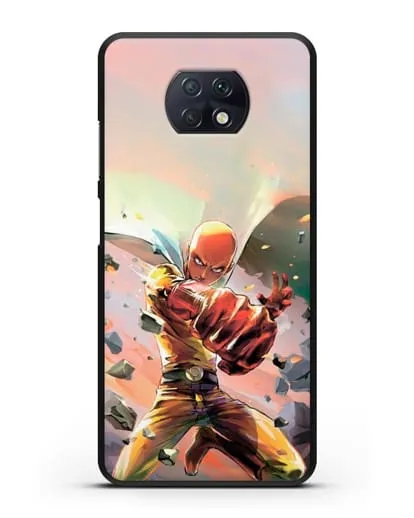 Чехол аниме Ванпанчмен - Серьёзный удар силиконовый для Xiaomi Redmi Note 9T