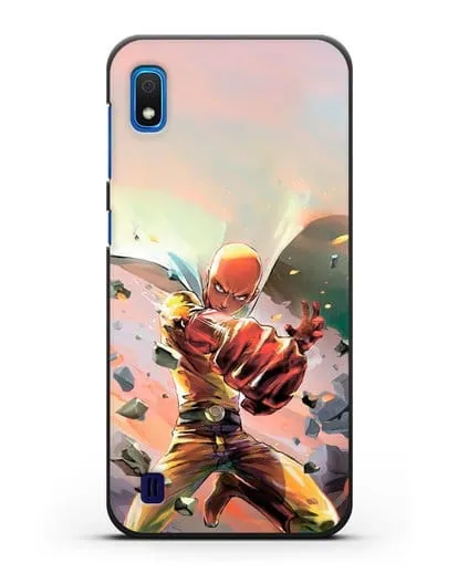 Чехол аниме Ванпанчмен - Серьёзный удар силиконовый для Samsung Galaxy A10 [SM-A105F]